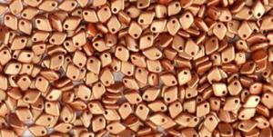 Dragon Scale Bead 1,5 x 5 mm Alabaster Metallic Copper 5 gram ok.110-120 szt. - 2877278565