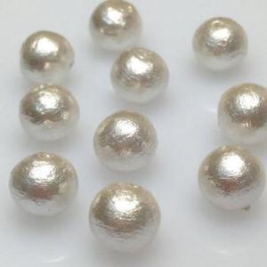 Miyuki Cotton Pearls 8 mm White J683 1 szt - 2877278814