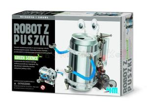 Mechanika i zabawa - ROBOT Z PUSZKI - 2428998235