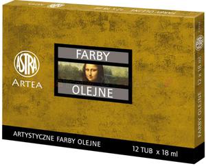 Farby olejne ASTRA - 12 kolorw a 18 ml - zestaw II - 2428999266