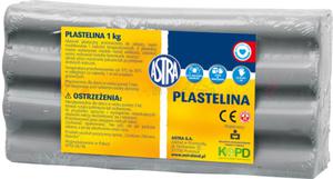 ASTRA plastelina 1 kg - szara - 2428999304