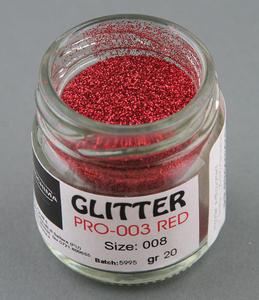 BROKAT GLITTER 20g 003 RED - 2428999387