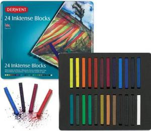 DERWENT INKTENSE BLOCK 24 KOL. - TUSZ W SZTABACH - 2428999462