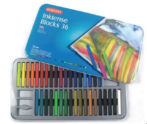 DERWENT INKTENSE BLOCK 36 KOL. - TUSZ W SZTABACH - 2428999463