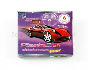 Plastelina nietoksyczna 6 kolorw FLUOR - 2429000562