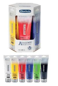 Komplet farb akrylowych SCHMINCKE AKADEMIE ACRYL 6x120ml - 2429001065