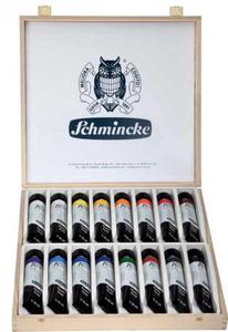 Komplet farb akrylowych SCHMINCKE AKADEMIE ACRYL 16x60ml w drewnianej kasecie - 2429001067