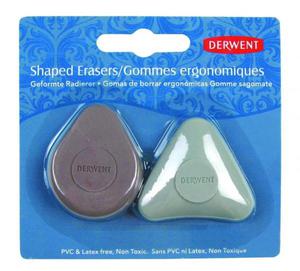 DERWENT ERGONOMICZNE GUMKI SHAPED 2 SZT. - 2429001149