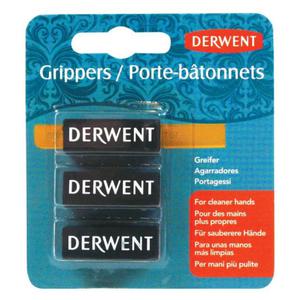 DERWENT GRIPPERS NAKADKA NA SZTABK WGLA, PASTELI 3 SZT. - 2429001152