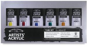 Winson & Newton Farby akrylowe ARTISTS 6x60ml - 2429001339