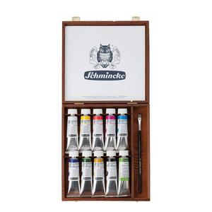 Komplet farb olejnych SCHMINCKE AKADEMIE 9X60 ML W DREWNIANEJ KASETCE - 2429001918