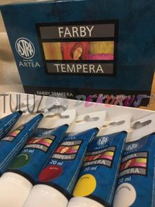 Tempera farby 6 kolorw - 2846603879