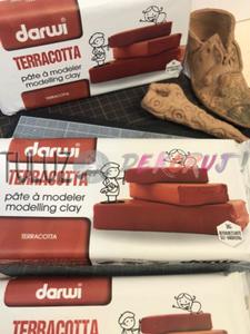 Darwi Terracotta rdzawa glinka samoutwardzalna od 250g ... - 2832339500