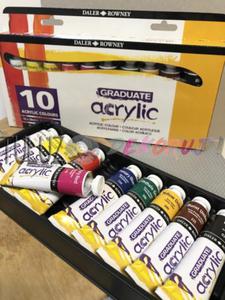 Daler Rowney Graduate Acrylic Set 10 X 38 ml - 2832339915