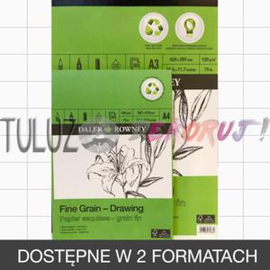 Eco Paper Drawing Pads Fine Grain 120g/m2 30 arkuszy Daler-Rowney - 2832340543