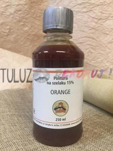 Politura na szelaku 12,5% ORANGE 250ML - 2873679400