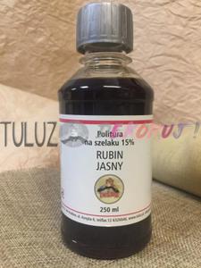 Politura na szelaku 12,5% RUBIN JASNY 250ML. - 2861804339