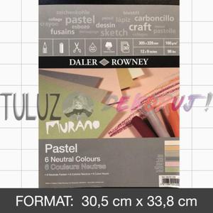 Blok Pastel Murano Neutral Colorurs 228x305mm 30ark - 2861804663