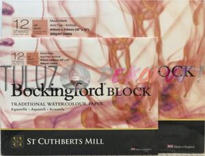 St Cuthberts Mill Bockingford HP Le Grain Satine 12ark 300g Blok Akwarelowy - 2861804912