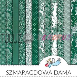 Paper heaven blok papierw scrapowych Szmaragdowa Dama 30,5 x 30,5cm - 2861804942