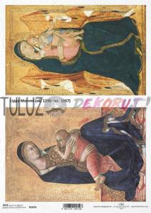 ITD Collection papier ryowy A4 Madonna z dziecitkiem kod.prod.R1624 - 2869992966