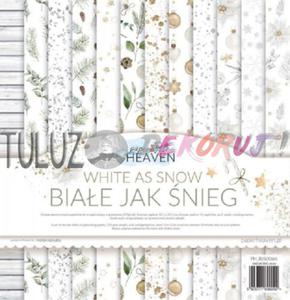 Paper Heaven blok papierw scrapowych Biae jak nieg 30,5 x 30,5cm - 2869992967