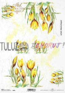 ITD Collection papier ryowy A4 kwiaty kwiaty kod.prod.R0898 - 2861805259