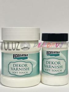 Dekor Varnish Soft Touch welurowy lakier wykoczeniowy Pentart od 100ml... - 2875036062