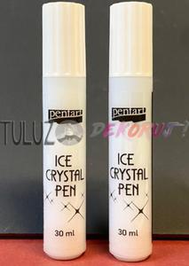 Ice Crystal Pen efekt lodu krystalicznego w konturwce Pentart 30ml - 2865881597