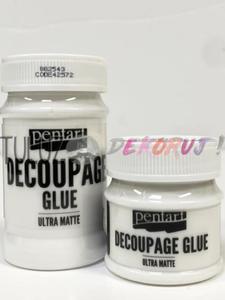 Decoupage Glue Ultra Matte klej z werniksem o matowym wykoczeniu Pentart od 50ml ... - 2871366554