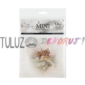 ITD Collection zestaw papierw ryowych 14,8x14,8cm domki kod.prod.RSM071 - 2874846696