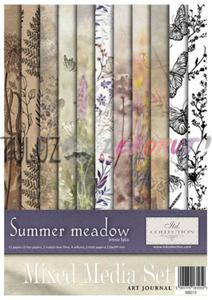 ITD Collection zestaw kreatywny Mixed Media Set Art Journal Summer Meadow A4 21x29,7cm kod.prod.MS013 - 2874846701