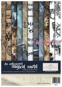 ITD Collection zestaw kreatywny Mixed Media Set Art Jurnal An undiscovered magical world A4 21x29,7cm kod.prod.MS019 - 2874846707