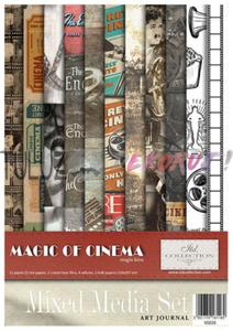 ITD Collection zestaw kreatywny Mixed Media Set Art Jurnal Magic of Cinema A4 21x29,7cm kod.prod.MS026 - 2874846714