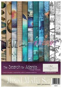 ITD Collection zestaw kreatywny Mixed Media Set Art Jurnal The Search for Atlantis A4 21x29,7cm kod.prod.MS030 - 2874846718