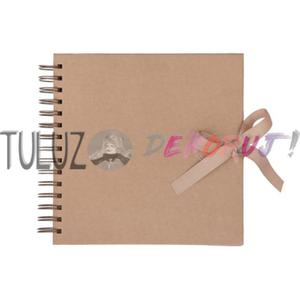 Baza albumowa do zdobienia scrapbook kraft (40 kartek) 20,5 x 20,5 cm - 2875705280