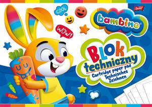 BLOK TECHNICZNY A4 BAMBINO (01550) - 2855990420