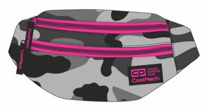 SASZETKA NERKA CoolPack na pas torba MADISON moro z rowymi dodatkami, CAMO PINK NEON (92777CP) - 2867308998