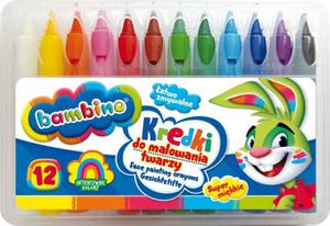 Kredki BAMBINO do malowania twarzy 12 kolorw (05046) - 2875222681