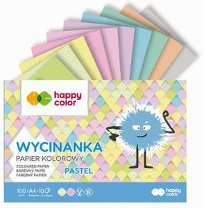 Papier kolorowy wycinanka A4 PASTEL Happy Color (41501) - 2867310274