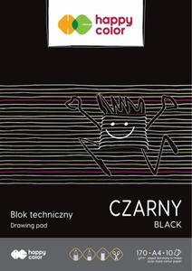 Blok techniczny czarny A4 HAPPY COLOR (05909) - 2872254389