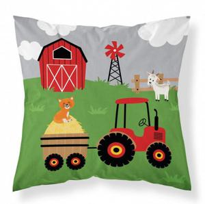 Poszewka na poduszk MAYA MOO Farma 40 x 40 cm szara (4278A2) - 2873927015