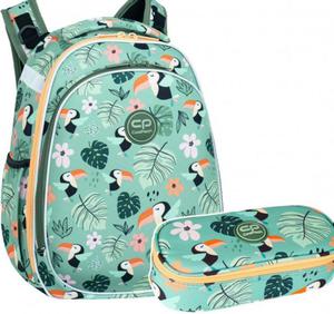 ZESTAW 2 el. Tornister Plecak CoolPack TURTLE 25 L tukany, TOUCANS (F015662SET2CZ) - 2878136510