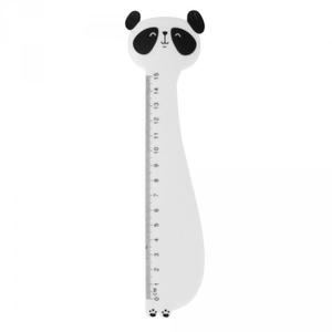 Linijka plastikowa z figurk 15 cm PANDA Starpak (491023) - 2875151754