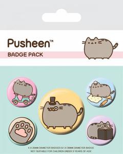 ZESTAW PRZYPINEK PUSHEEN przypinki 5 SZTUK Kot Kotek (BP80623) - 2878136704