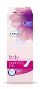 Tena Lady ultra mini wkady anatomiczne 14 szt - 2824951523