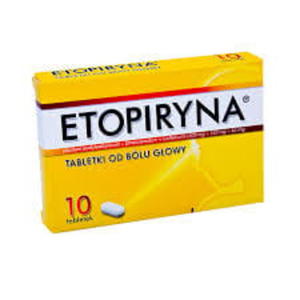 Etopiryna 10 tabletek