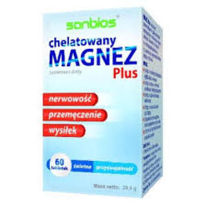 Magnez plus chelatowany 60 tabl. - 2824951698