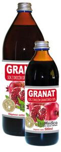Granat 100 % soku z owocu granatowca 1000 ml - 2824950569