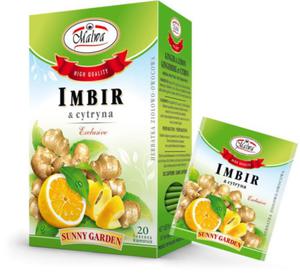 Herbata imbir z cytryn 20 saszetek po 2 g - 2839072239